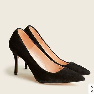 J. Crew Elsie suede pumps
